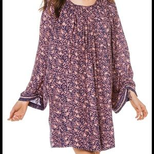 NWT Natalie Martin Jessica dress - blue coral XS